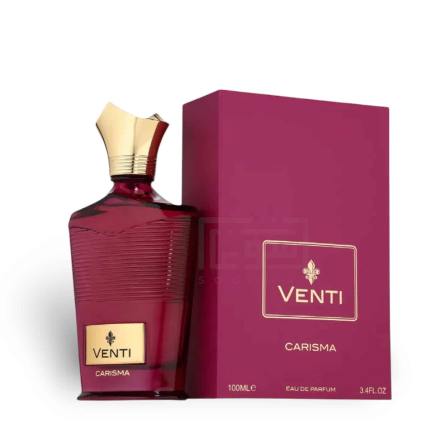 Venti Carisma 100ml Eau de Parfum by Fragrance World bottle and box