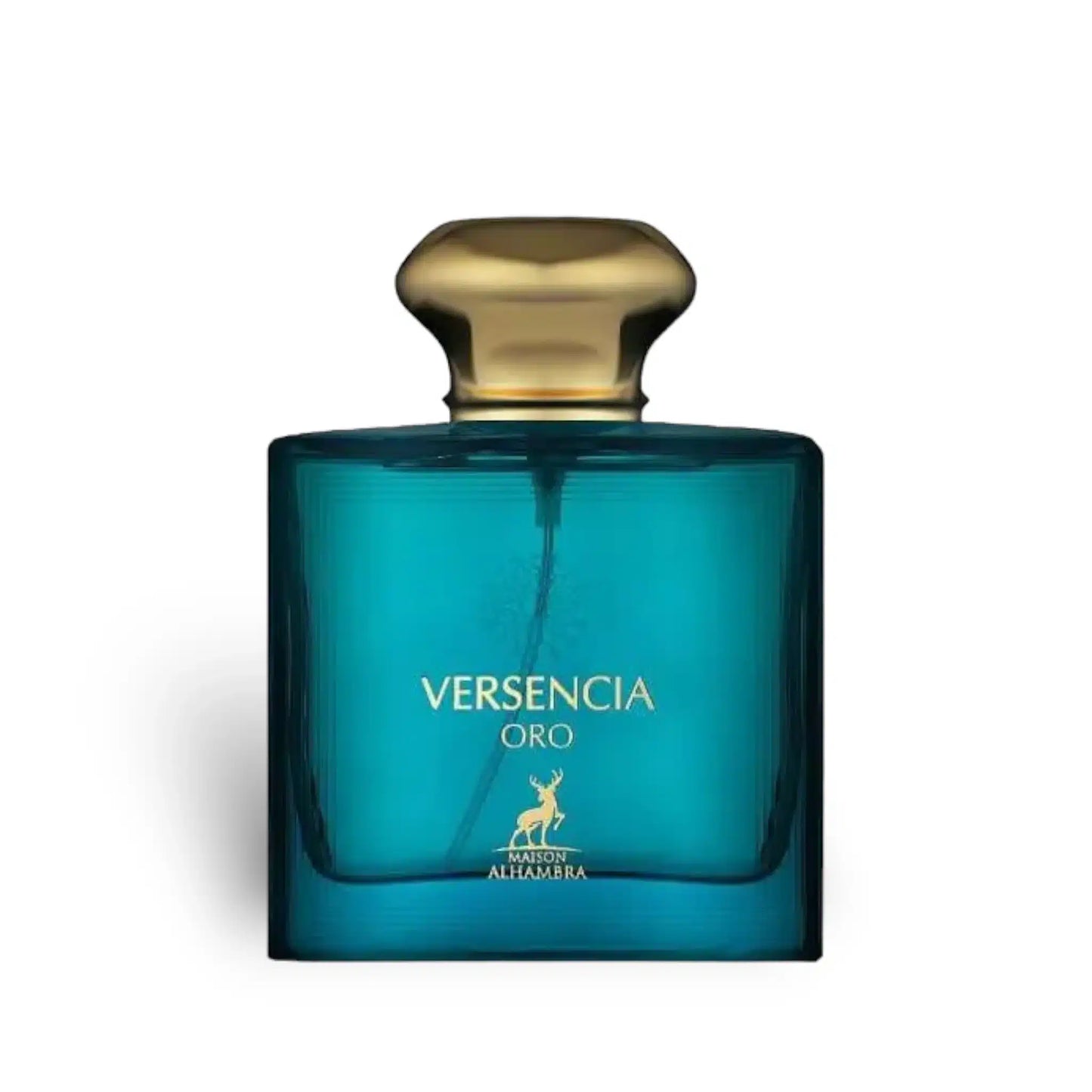 Versencia Oro 100ml Eau de Parfum by Maison Alhambra fragrance packaging front view