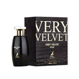 Very Velvet Noir 100ml Eau de Parfum by Maison Alhambra perfume bottle close up