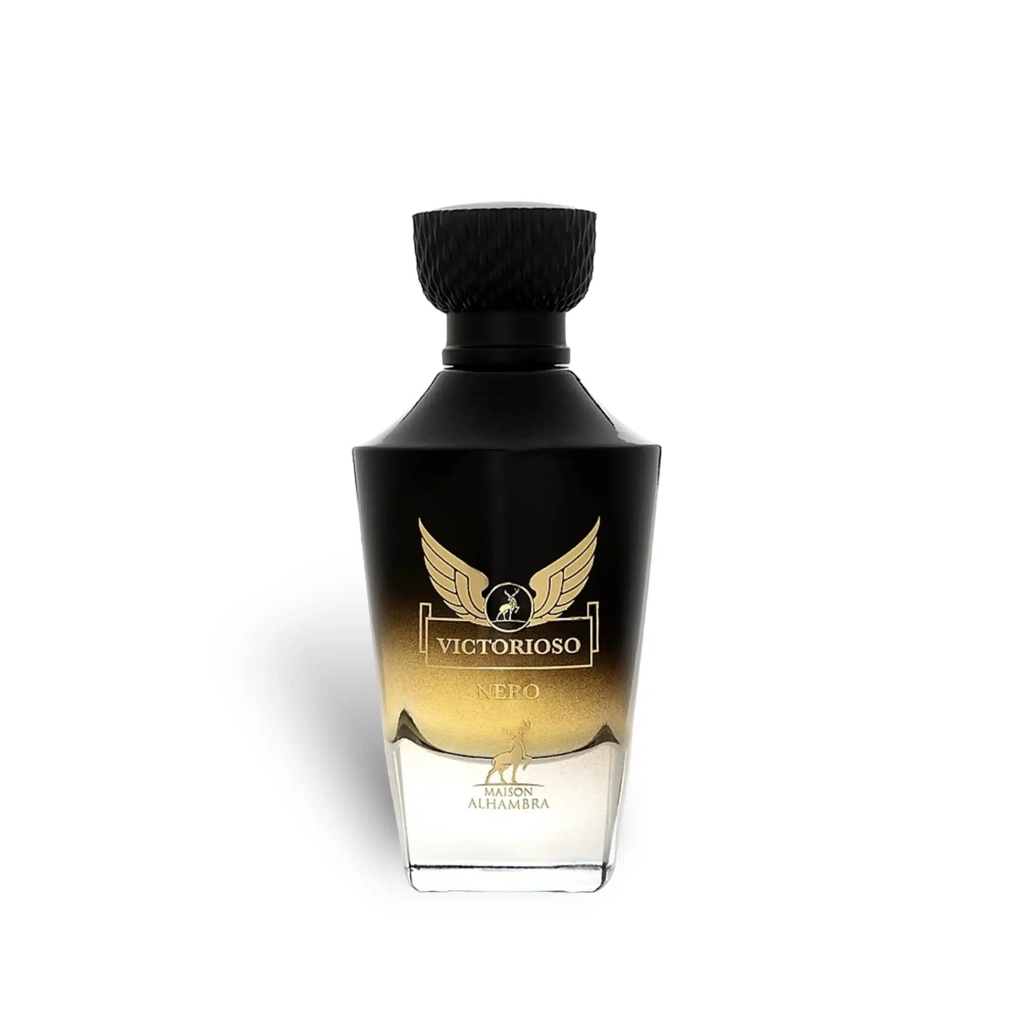 Victorioso Nero (Victory) 100ml Eau de Parfum by Maison Alhambra fragrance packaging front view
