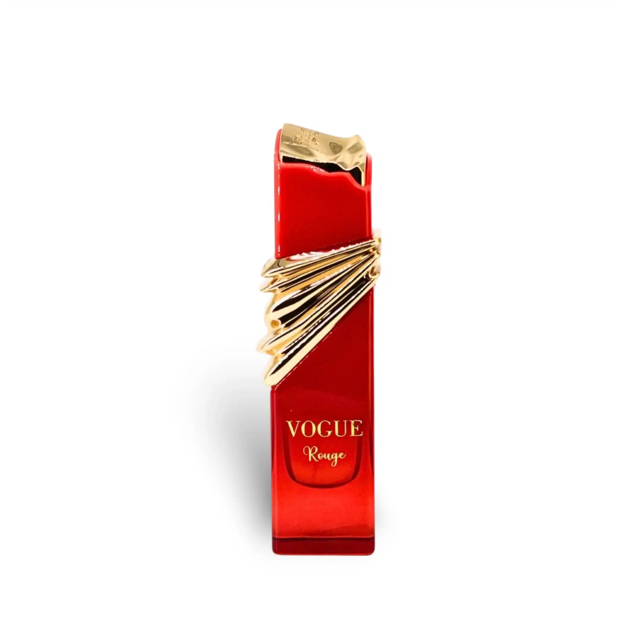 Vogue Rouge 100ml Eau de Parfum by Maison Alhambra fragrance packaging front view