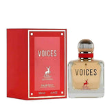 Voices 100ml Eau de Parfum by Maison Alhambra perfume bottle close up