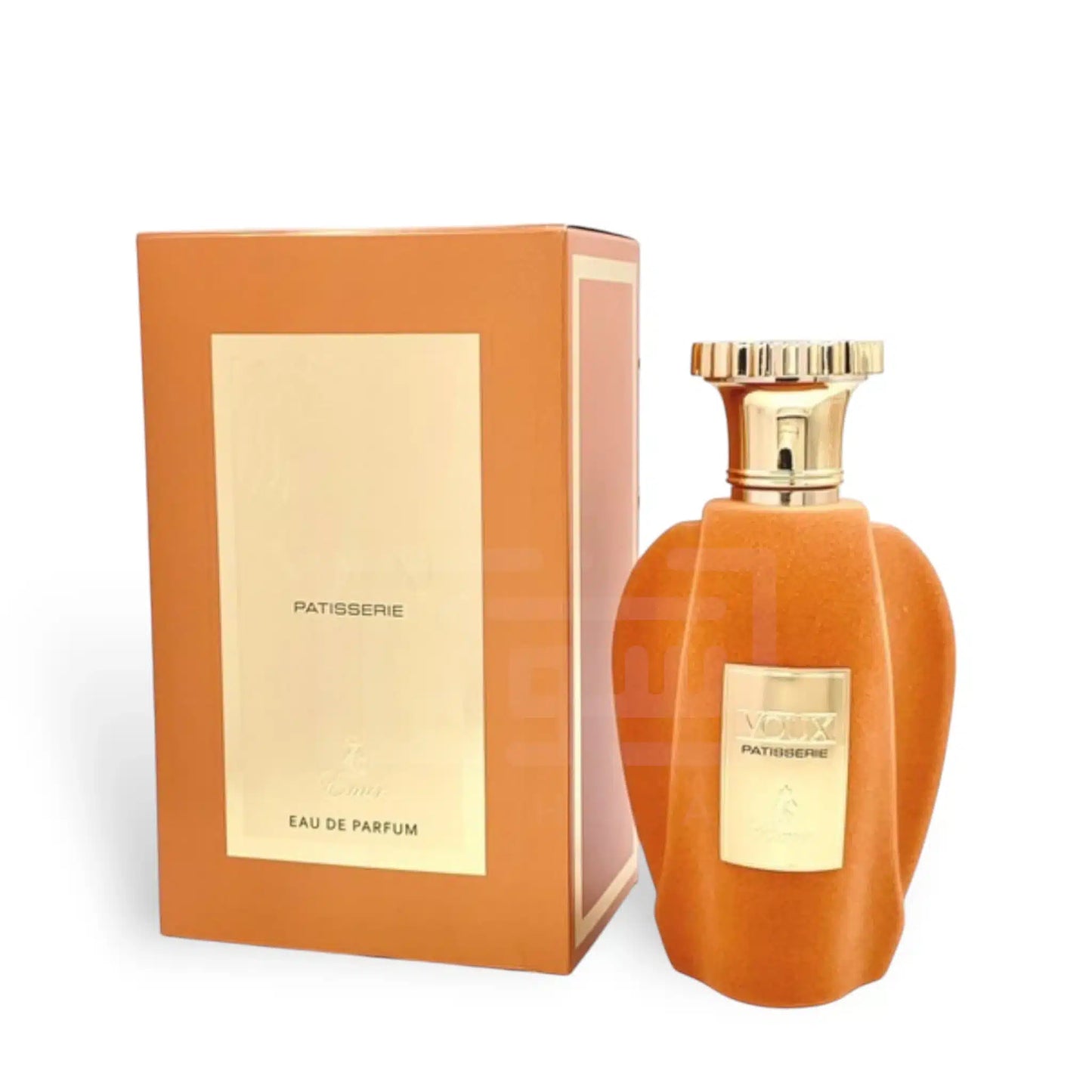 Voux Patisserie 100ml Eau de Parfum by Paris Corner perfume bottle close up