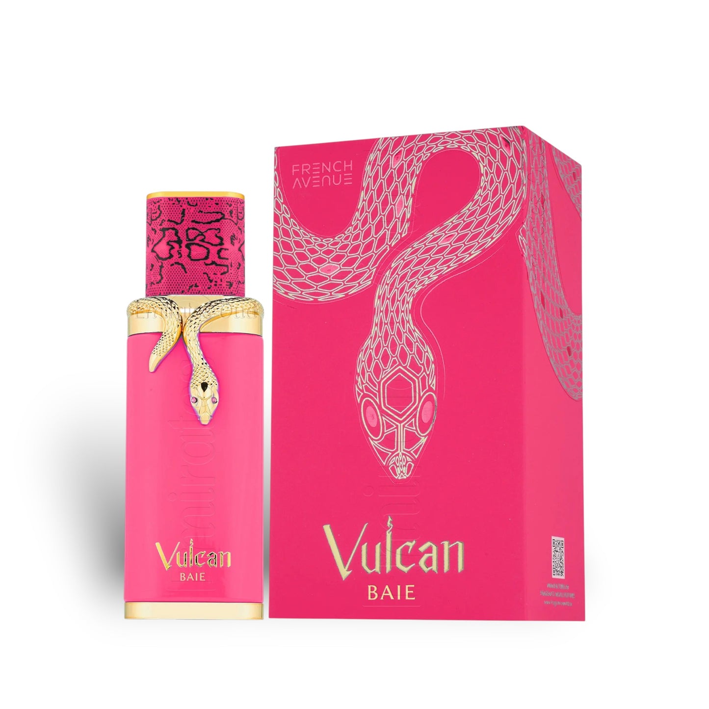 Vulcan Baie 100ml Eau de Parfum by French Avenue bottle and box