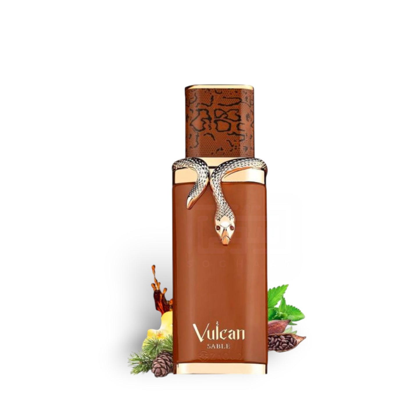Vulcan Sable 100ml Eau de Parfum by French Avenue perfume bottle close up