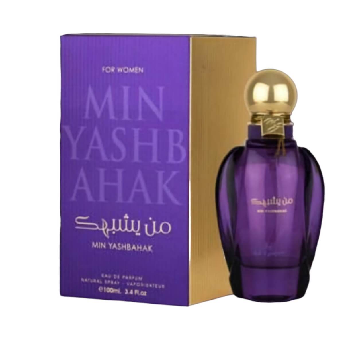 Min Yashbahak 100ml Eau de Parfum by Ard Al Zaafaran bottle and box