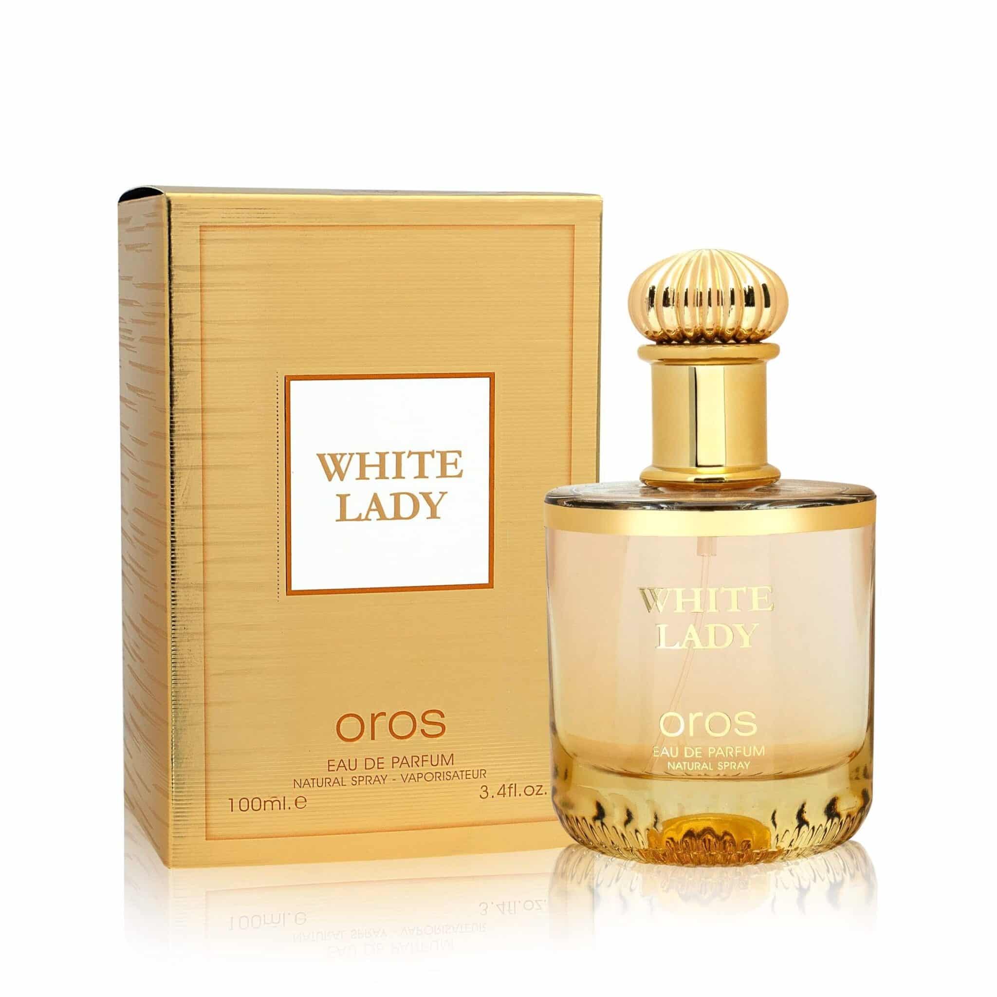 White Lady Oros 100ml Eau de Parfum by Fragrance World bottle and box