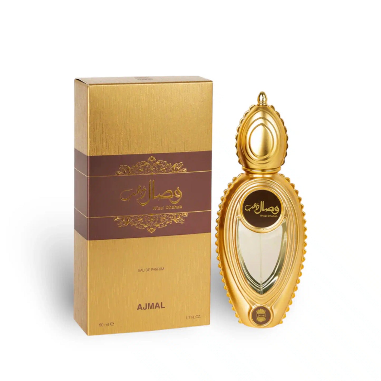 Wisal Dhahab 50ml Eau de Parfum by Ajmal bottle and box