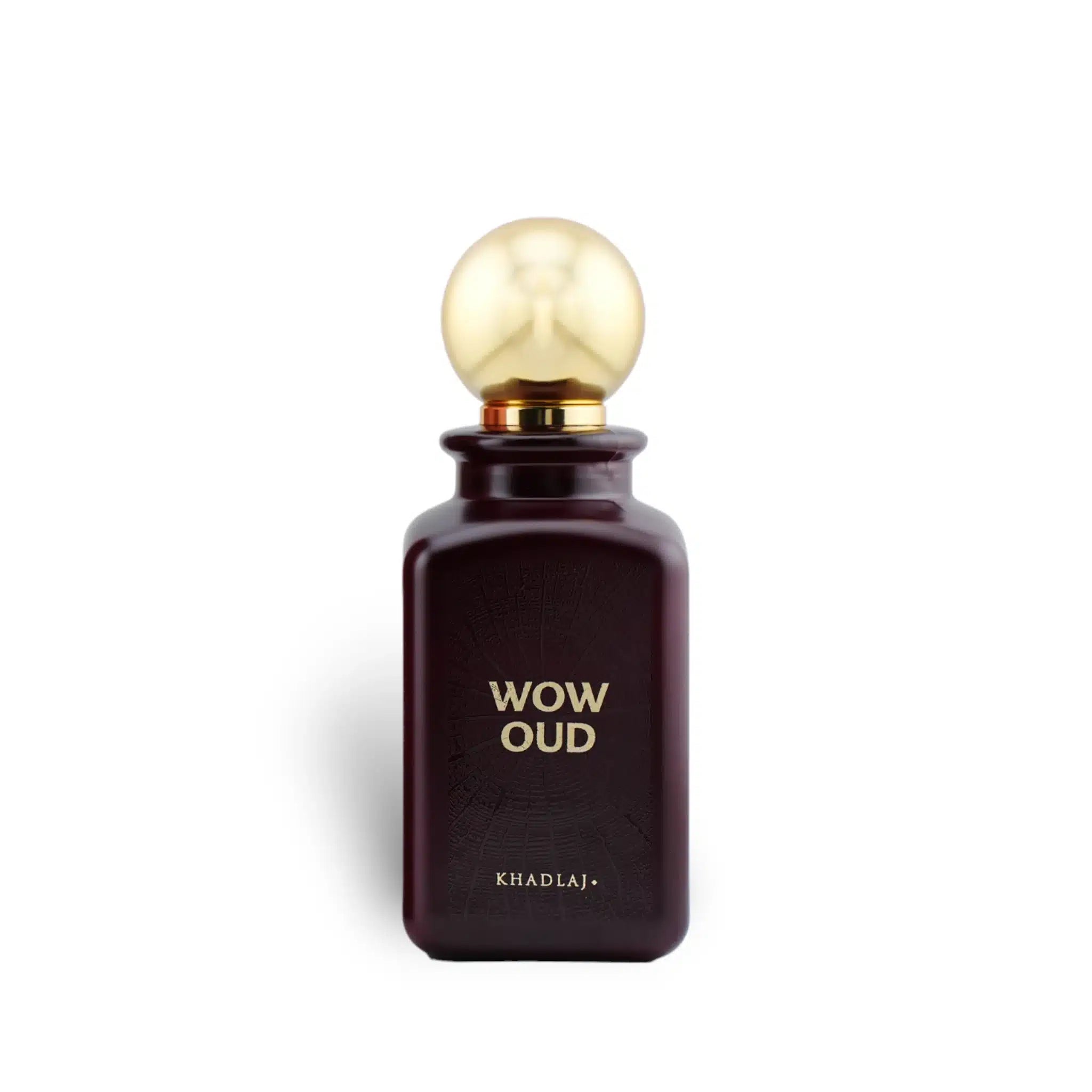 Wow Oud 100ml Eau de Parfum by Khadlaj fragrance packaging front view