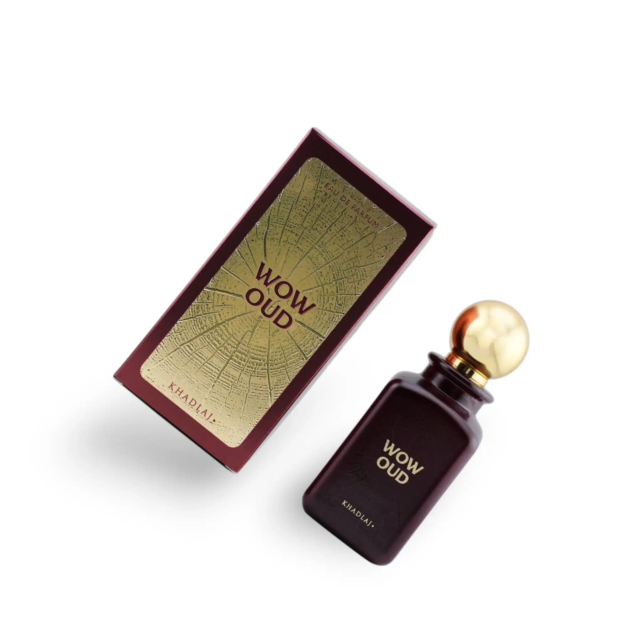 Wow Oud 100ml Eau de Parfum by Khadlaj perfume bottle close up