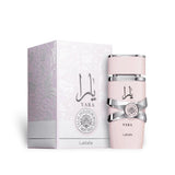 Yara 100ml Eau de Parfum by Lattafa bottle and box