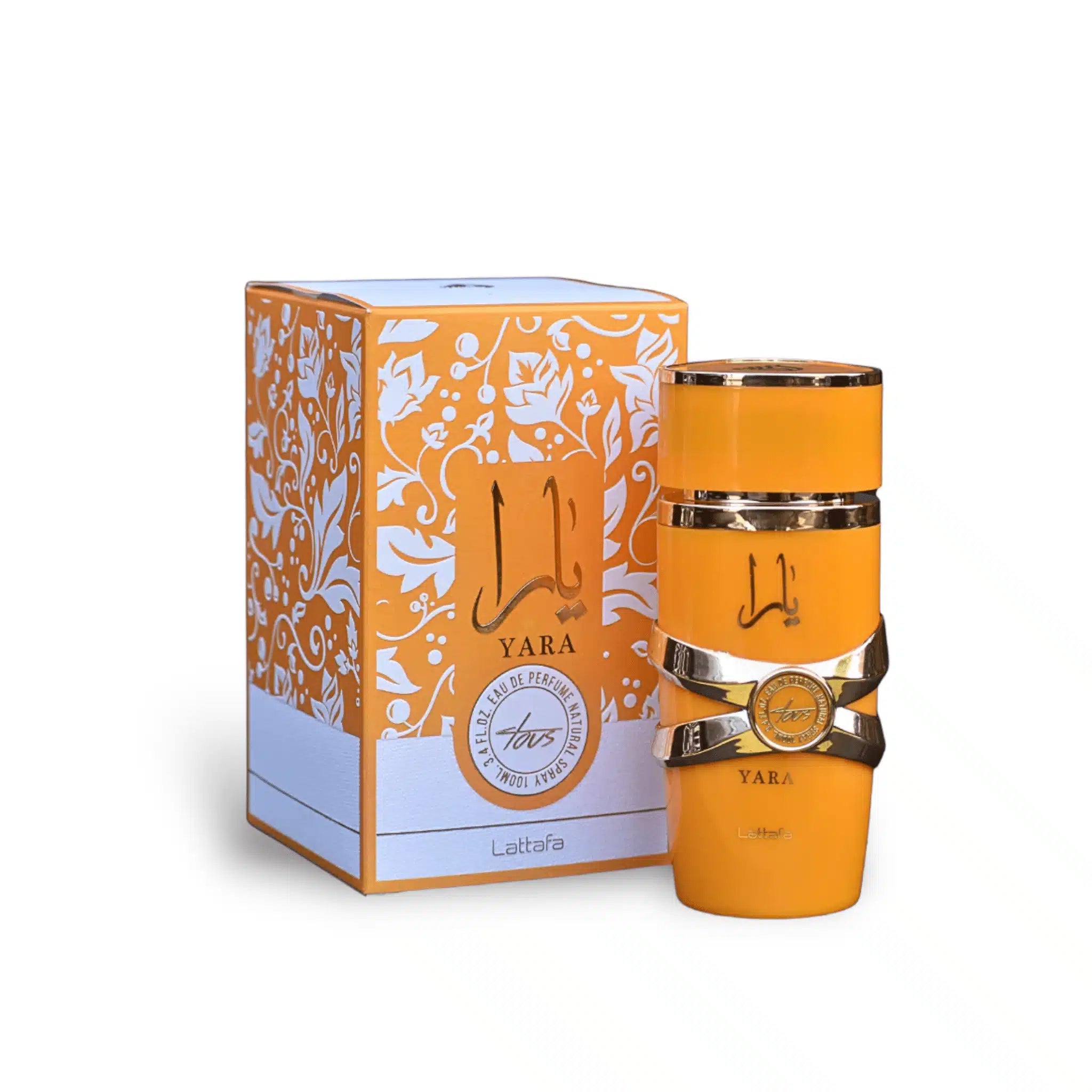 Yara Tous 100ml Eau de Parfum by Lattafa bottle and box