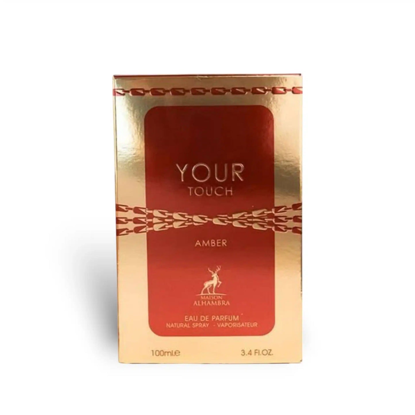 Your Touch Amber 100ml Eau de Parfum by Maison Alhambra fragrance bottle