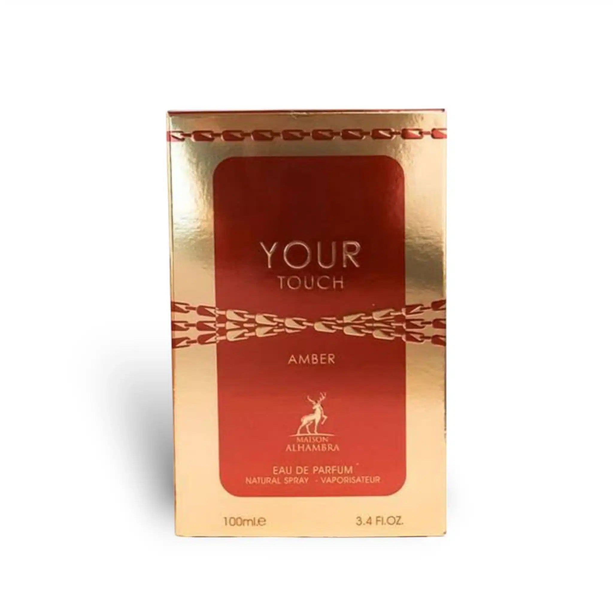 Your Touch Amber 100ml Eau de Parfum by Maison Alhambra fragrance bottle