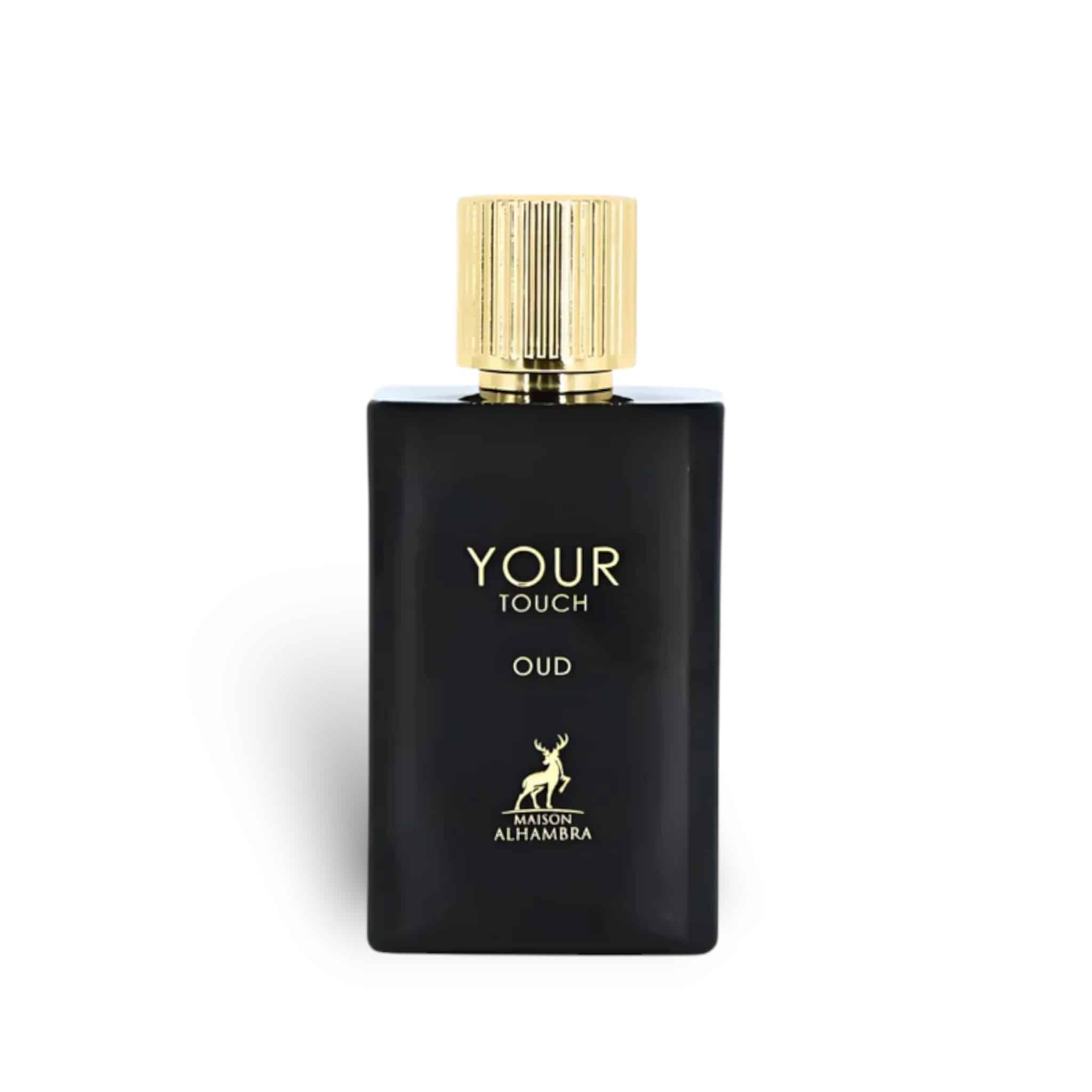 Your Touch Oud 100ml Eau de Parfum by Maison Alhambra perfume bottle close up