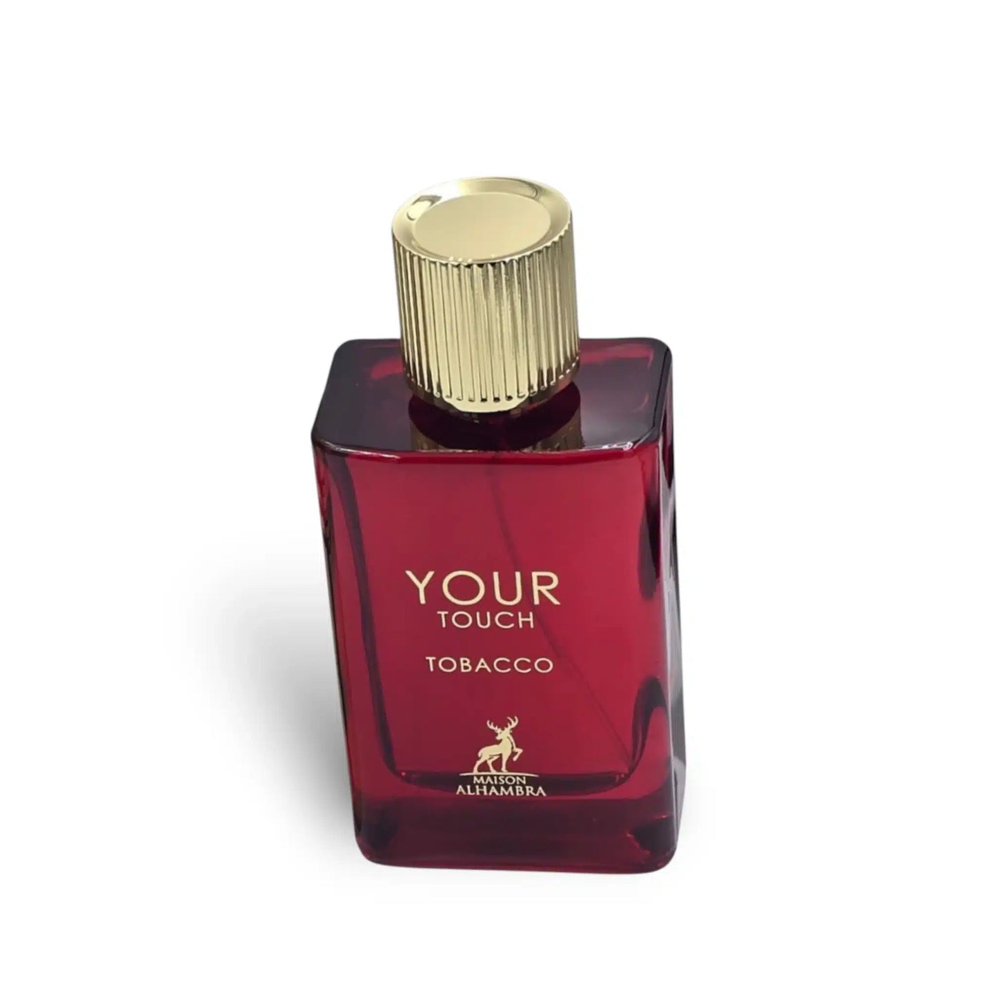 Your Touch Tobacco 100ml Eau de Parfum by Maison Alhambra perfume bottle close up