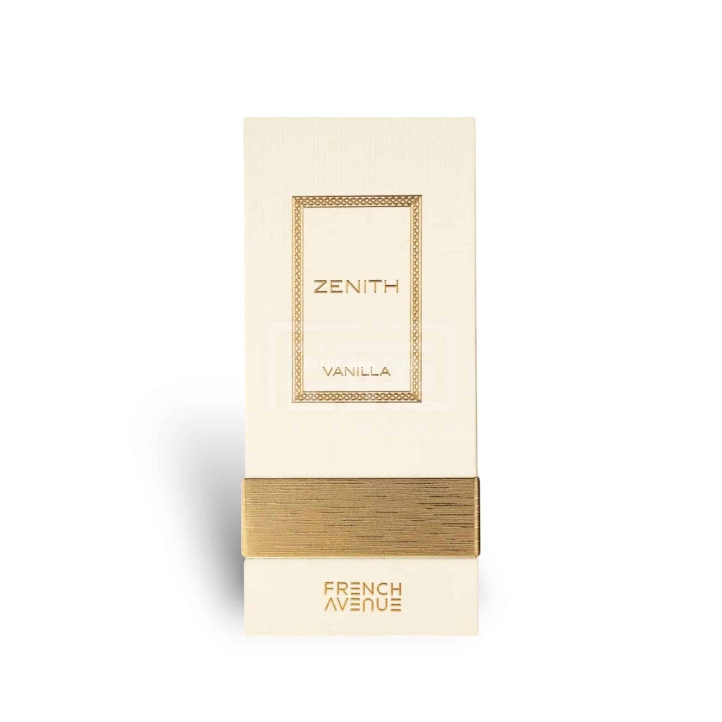 Zenith Vanilla 100ml Eau de Parfum by French Avenue perfume bottle close up