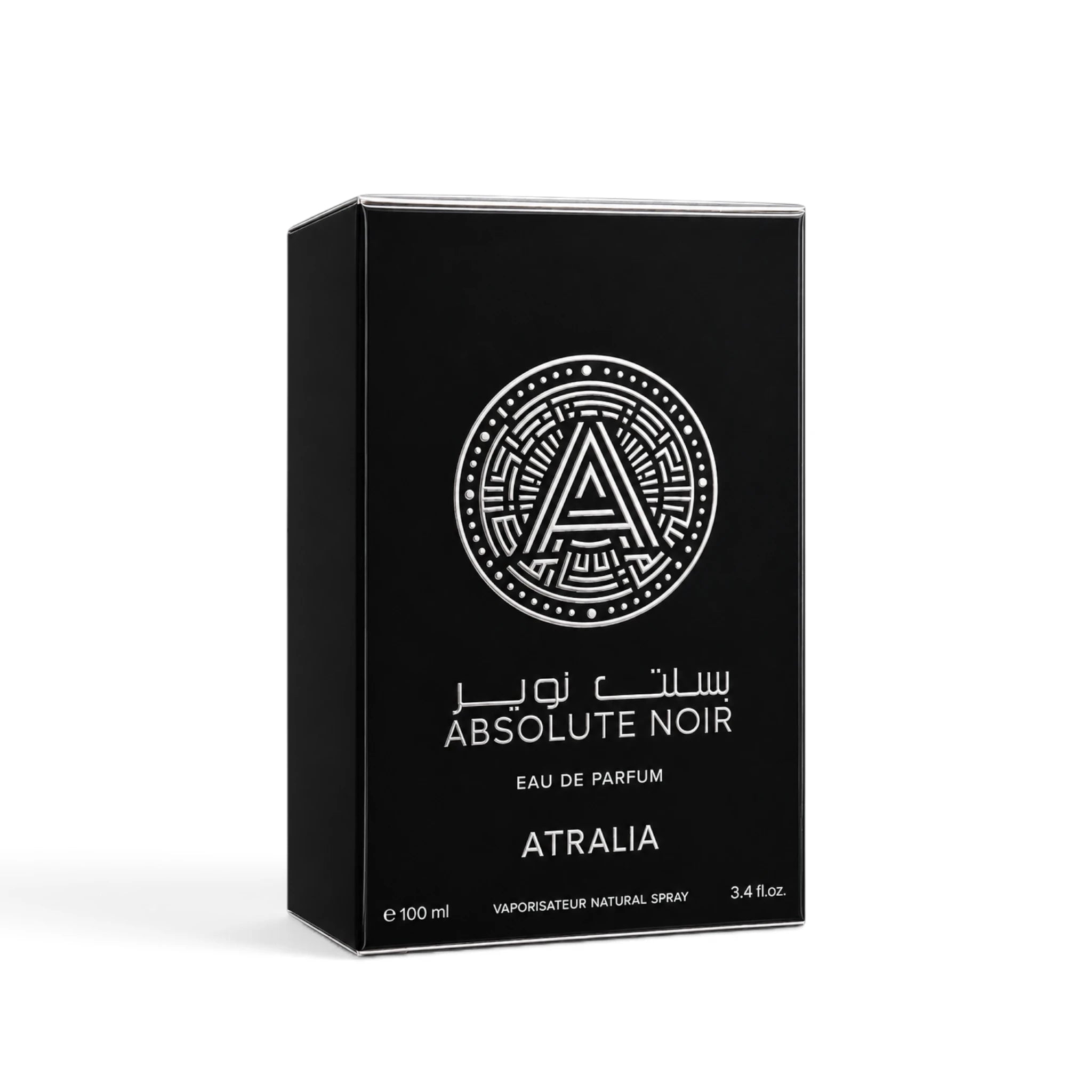 Absolute Noir by Atralia front view 100ml perfume