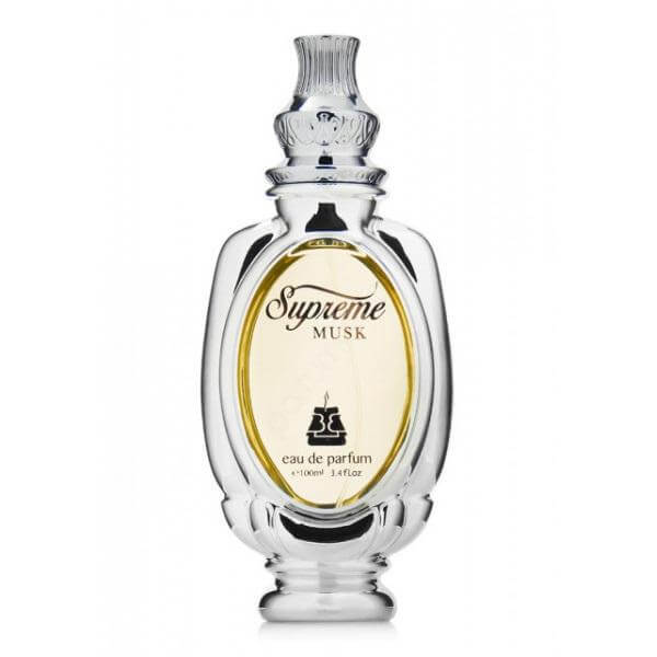 Supreme Musk 100ml Eau de Parfum by Bait Al Bakhoor perfume bottle close up