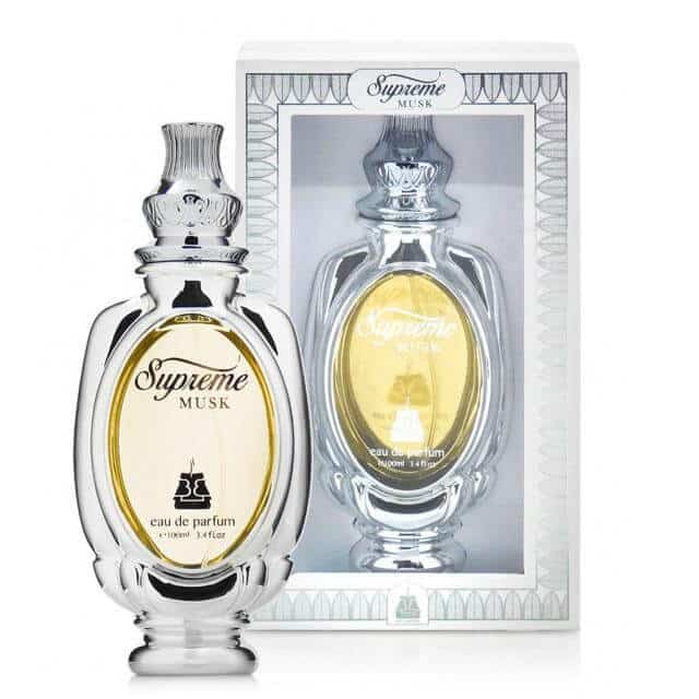 Supreme Musk 100ml Eau de Parfum by Bait Al Bakhoor fragrance packaging front view