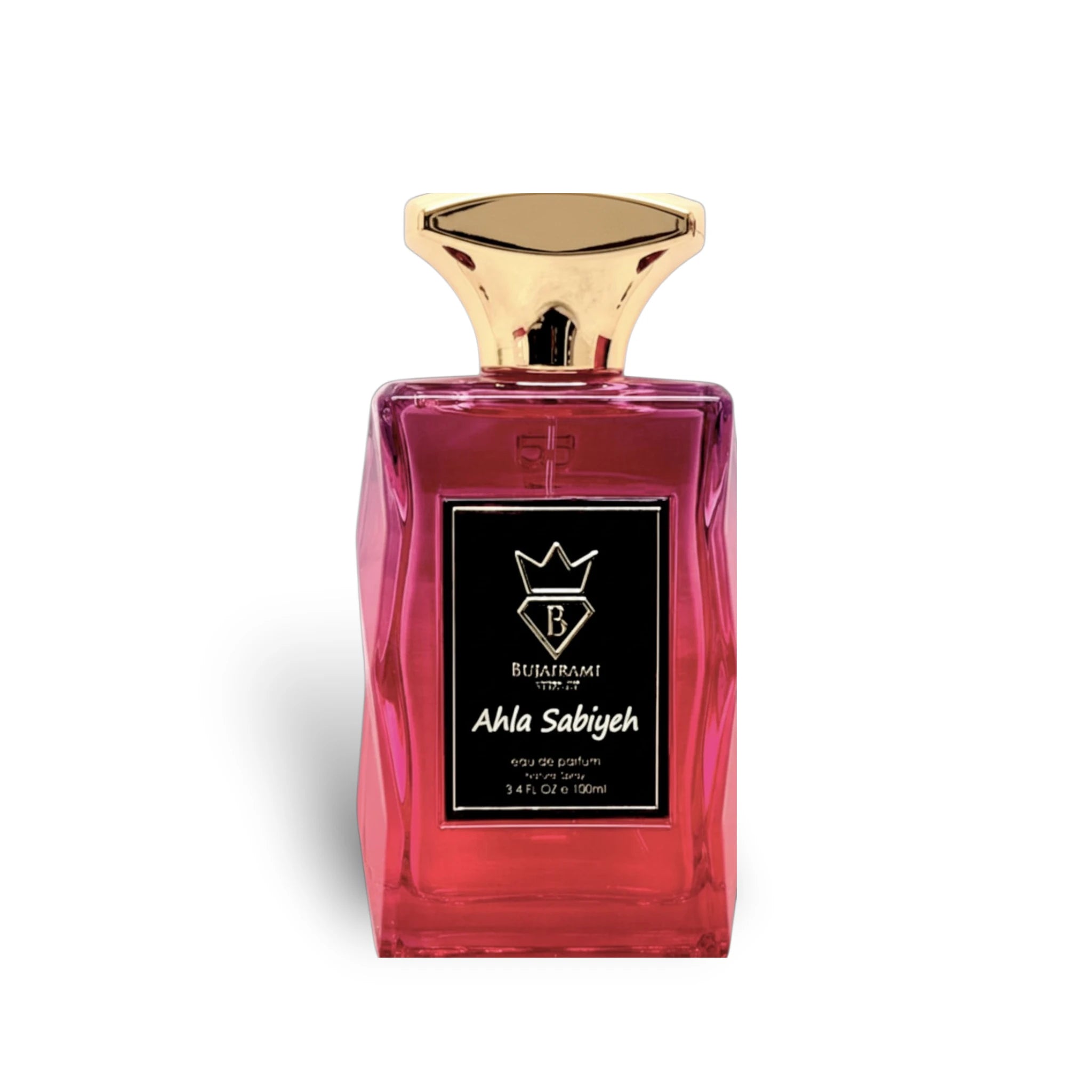Ahla Sabiyeh 100ml Eau de Parfum by Bujairami front bottle view