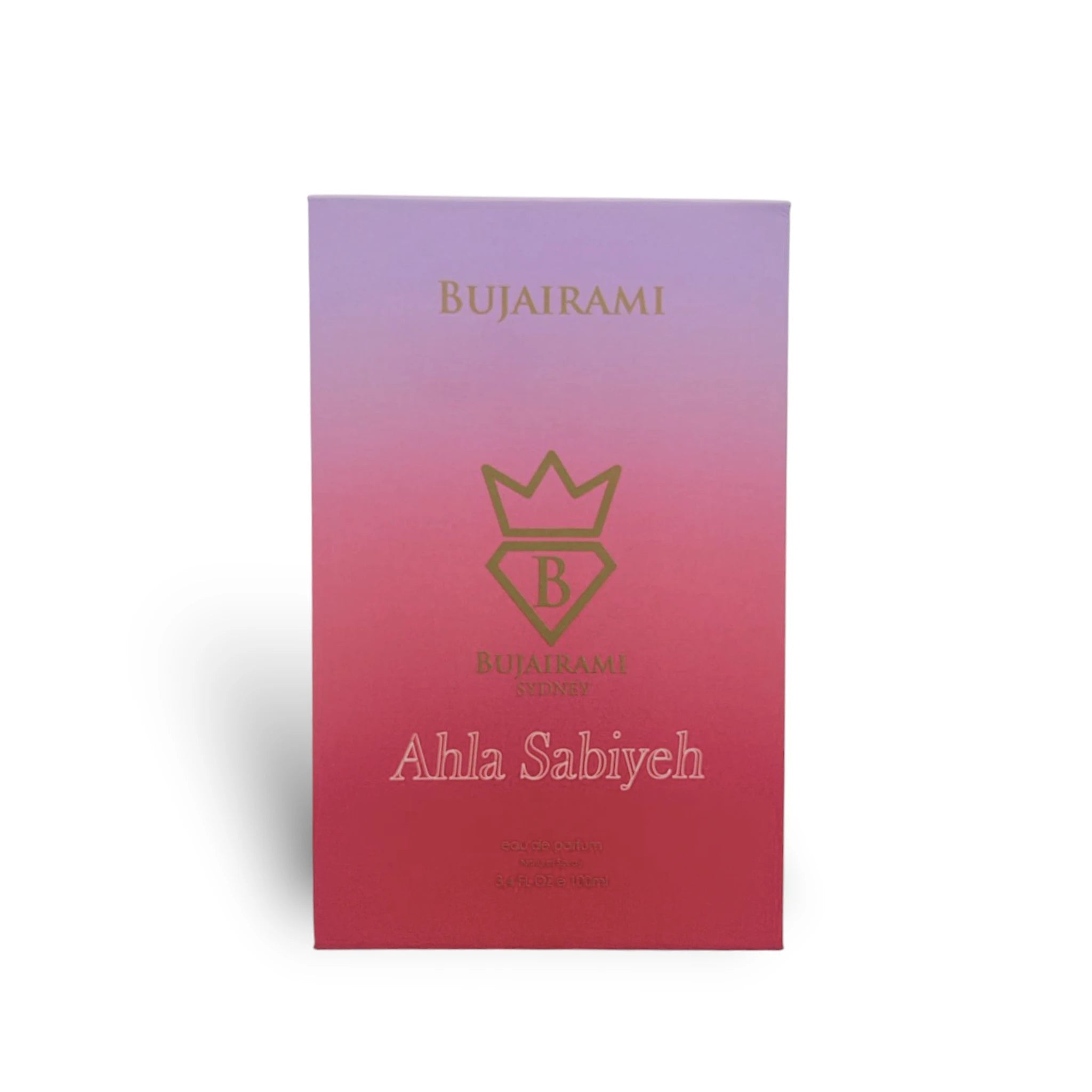 Packaging close-up of Ahla Sabiyeh 100ml Eau de Parfum