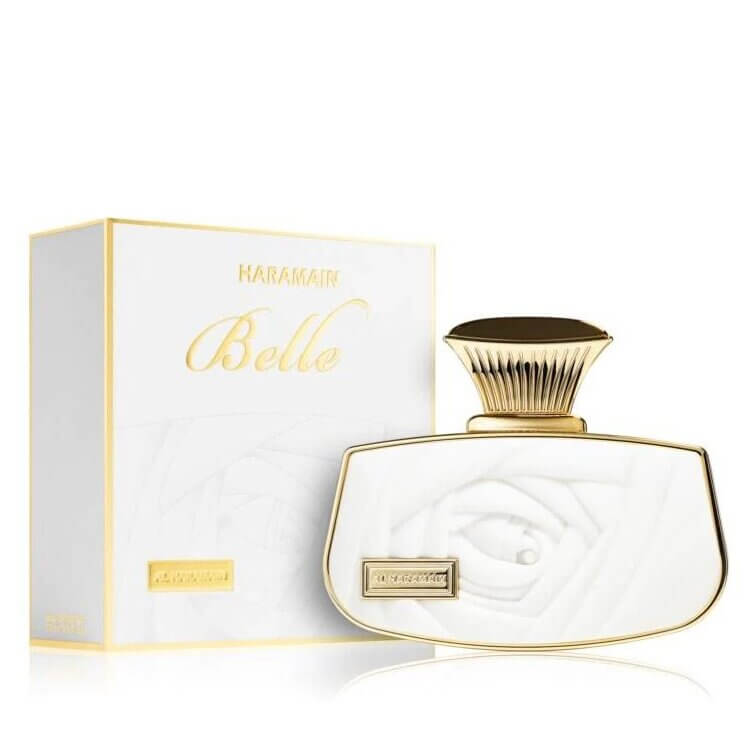 Haramain Belle 75ml Eau de Parfum by Al Haramain bottle and box