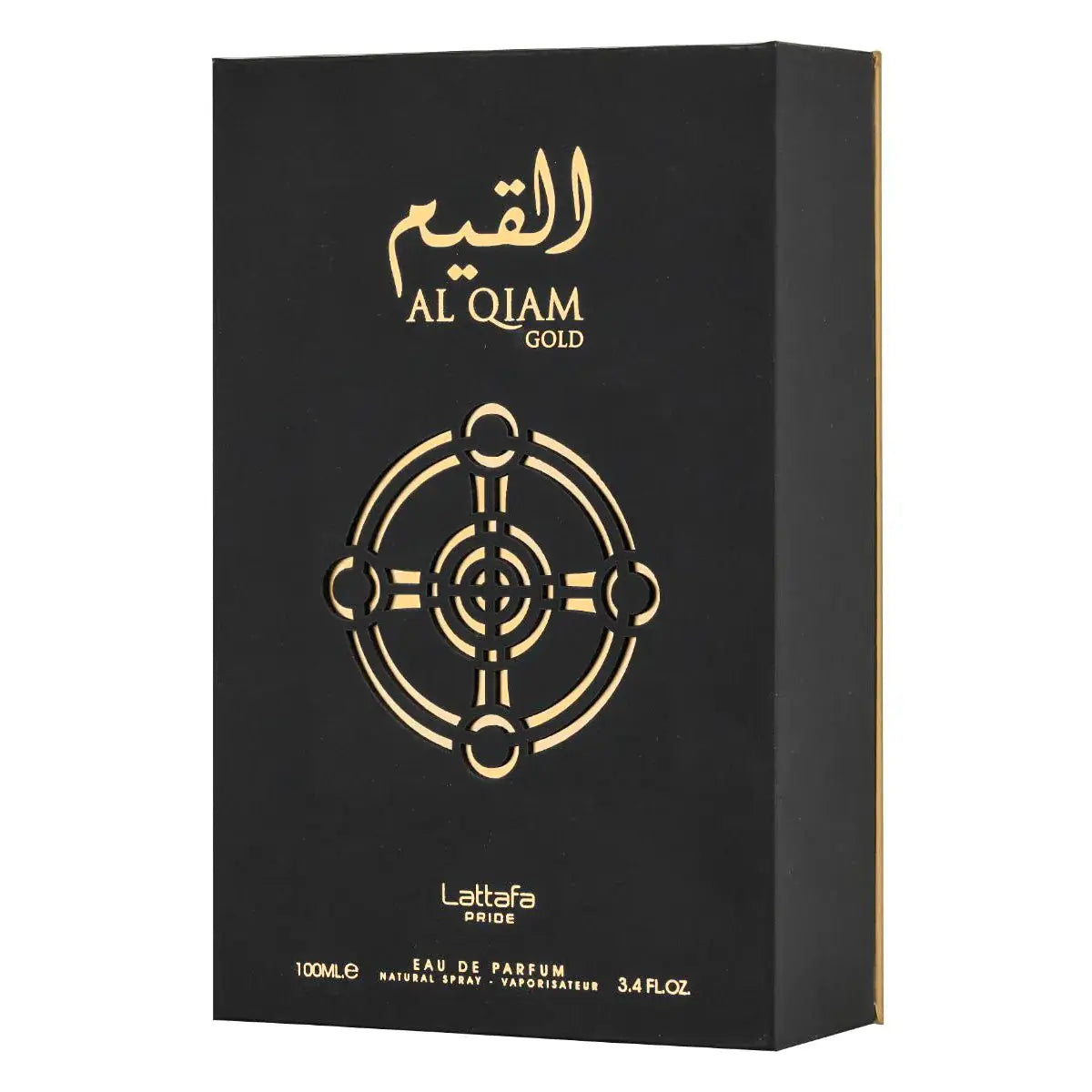 Al Qiam Gold 100ml Eau de Parfum by Lattafa Pride fragrance bottle