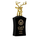 Al Noble Ameer 100ml Eau de Parfum by Lattafa fragrance packaging front view