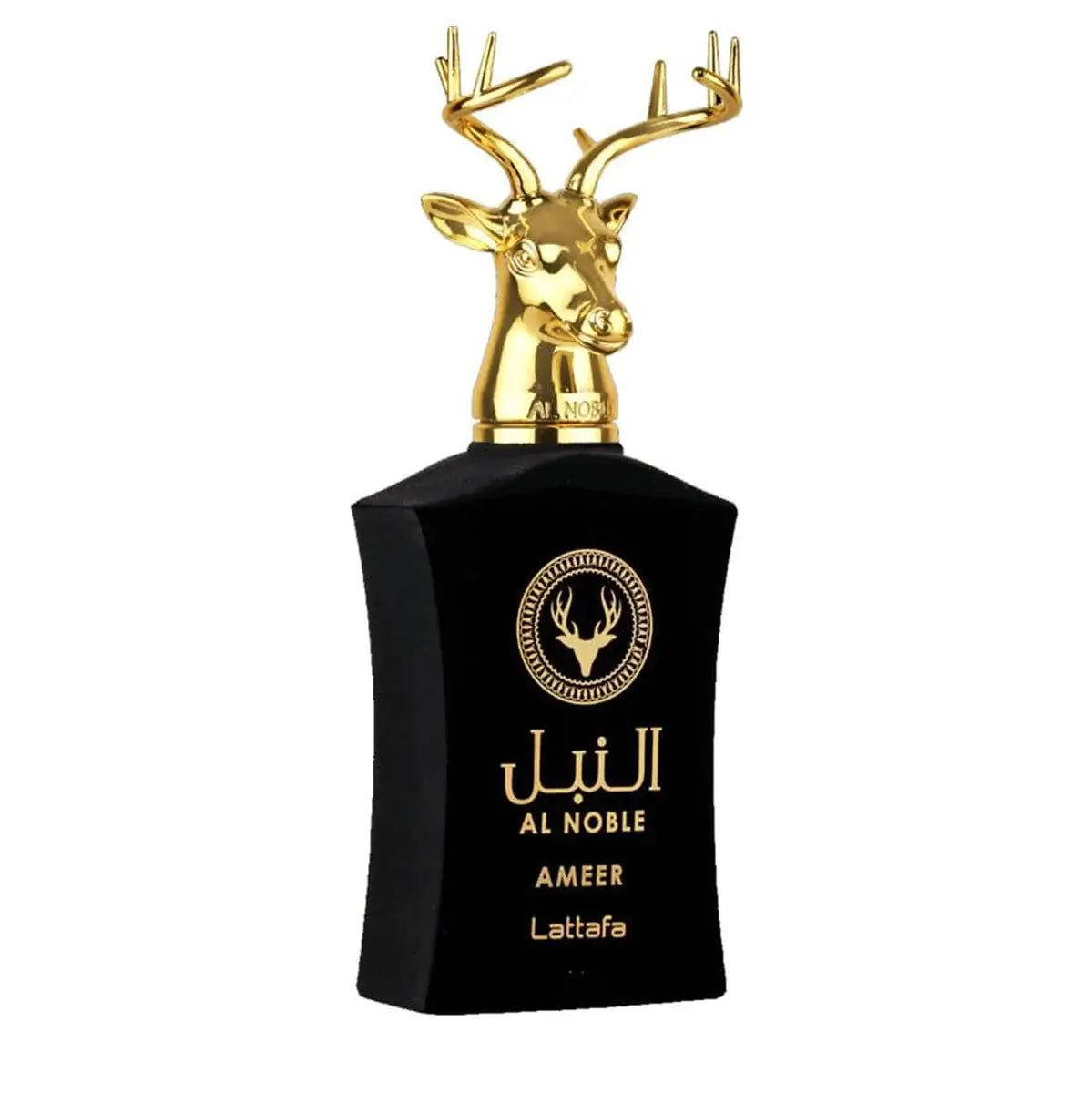 Al Noble Ameer 100ml Eau de Parfum by Lattafa fragrance packaging front view