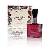 Ajmal Ehsas Bloom 100ml Eau de Parfum by Ard Al Zaafaran bottle and box