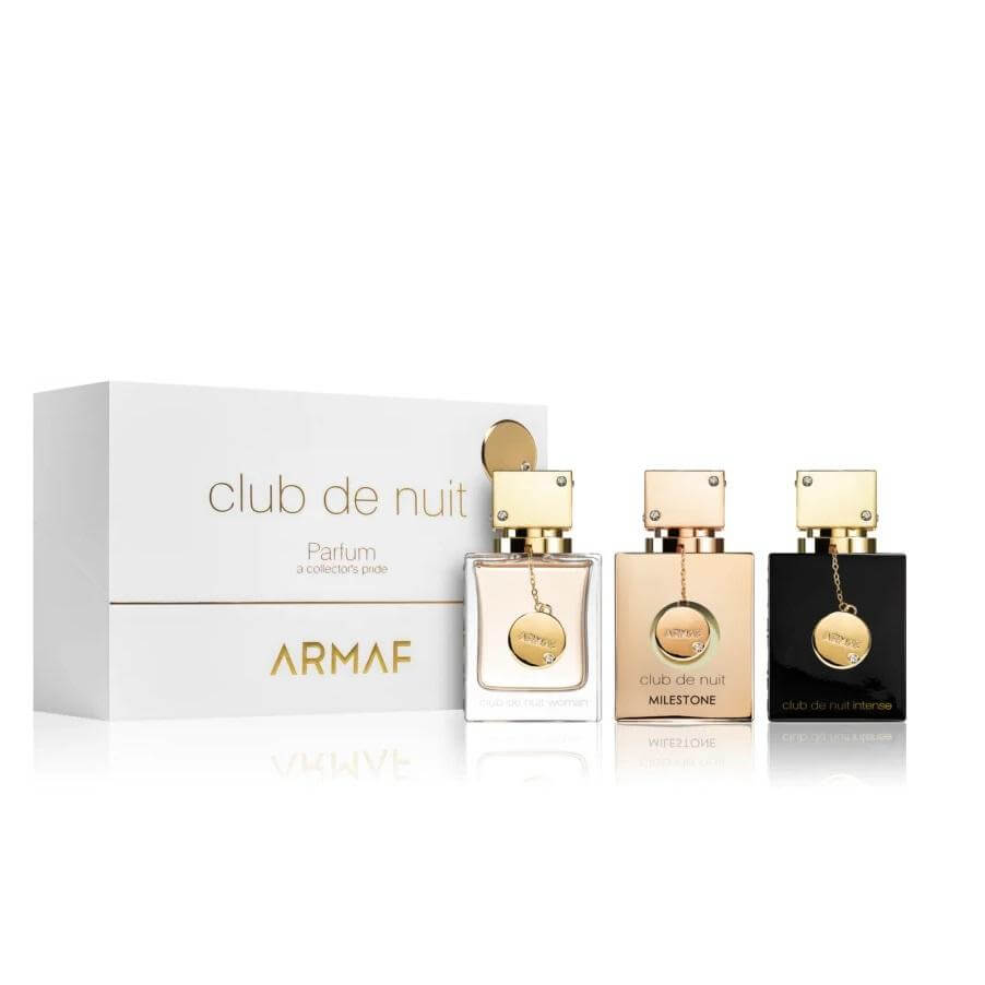 Armaf Club De Nuit 3 Piece Gift Set by Armaf fragrance packaging front view