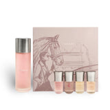 Luxury presentation of Arrogate Pink Collection perfume gift set