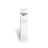 Assaf Frankel Silver 200ml Eau de Parfum bottle with white cap, featuring citrus woody notes of orange, lemon, green tea, sandalwood and musk.