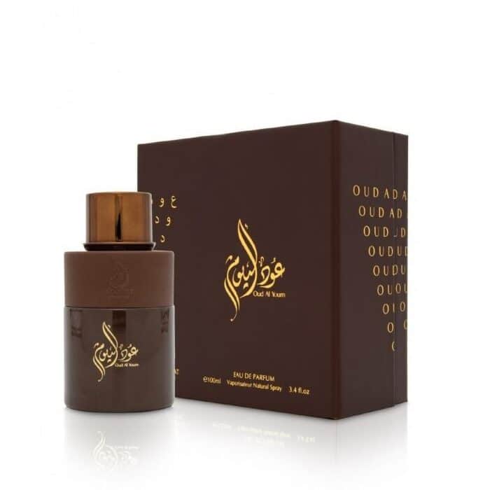 Arabiyat Prestige Oud Al Youm 100ml Eau de Parfum by Arabiyat Prestige bottle and box