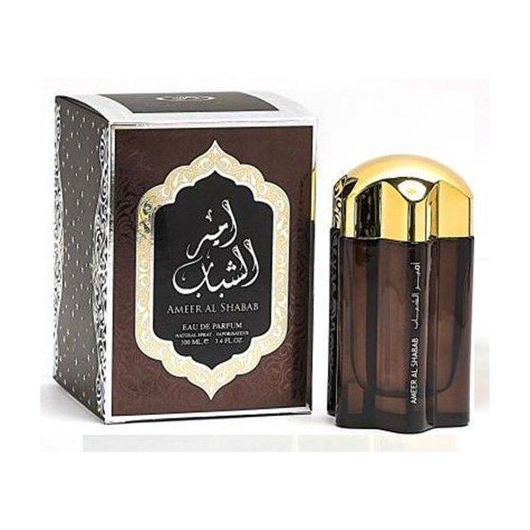 Ameer Al Shabab 100ml Eau de Parfum by Ard Al Zaafaran perfume bottle close up