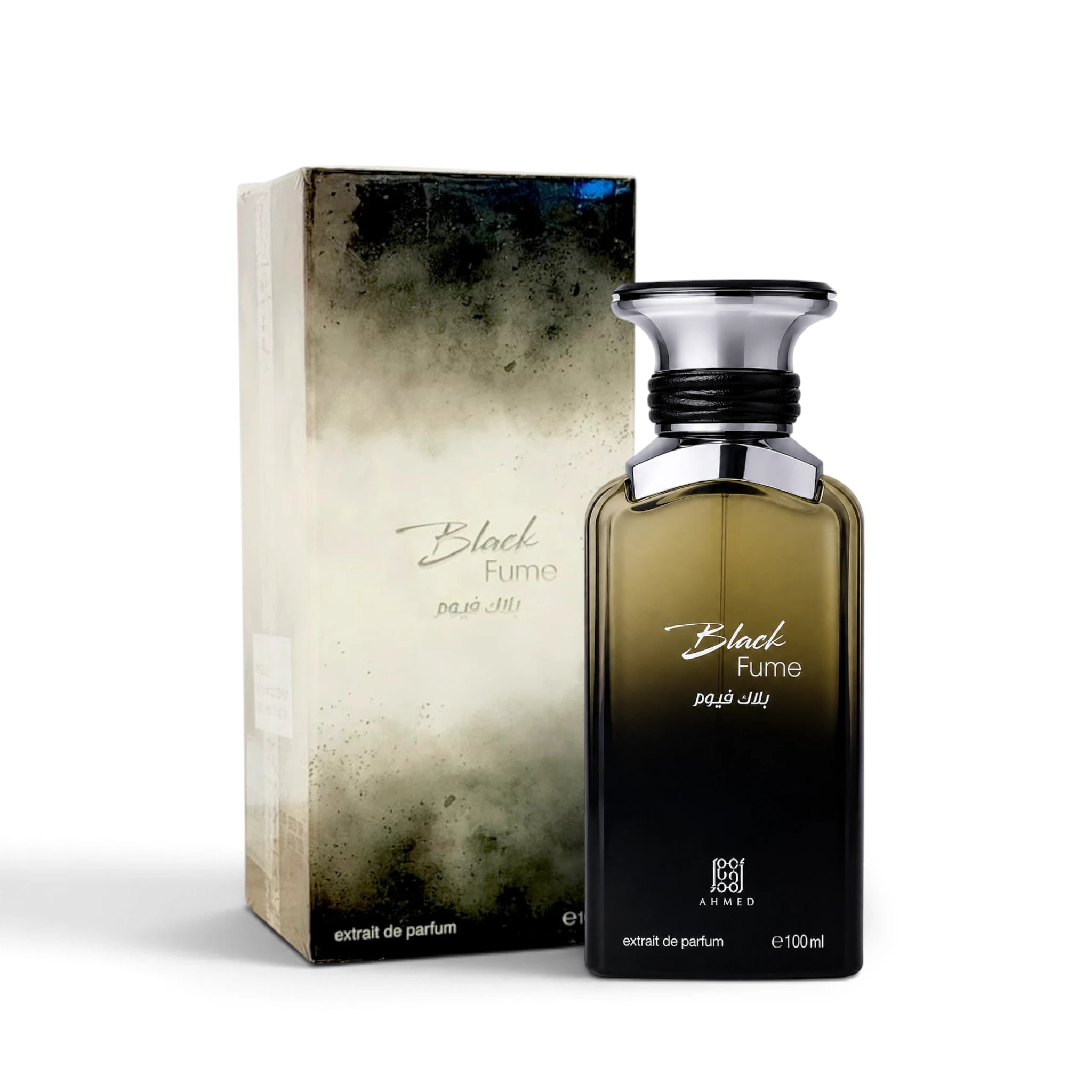 Black Fume 100ml perfume bottle and packaging by Al Maghribi
