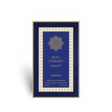 Bleu D'Arabie by Adyan Anfar 100ml Extrait de Parfum in a rectangular blue and gold decorative box.