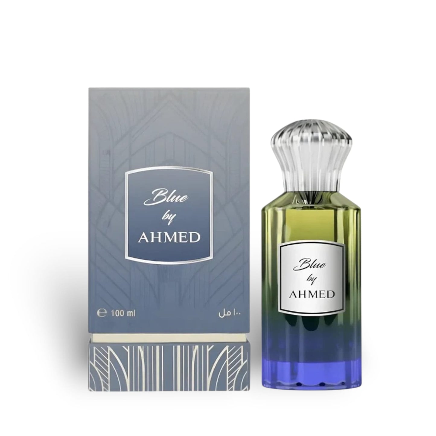 Blue by Ahmed Al Maghribi with outer presentation box and bottle