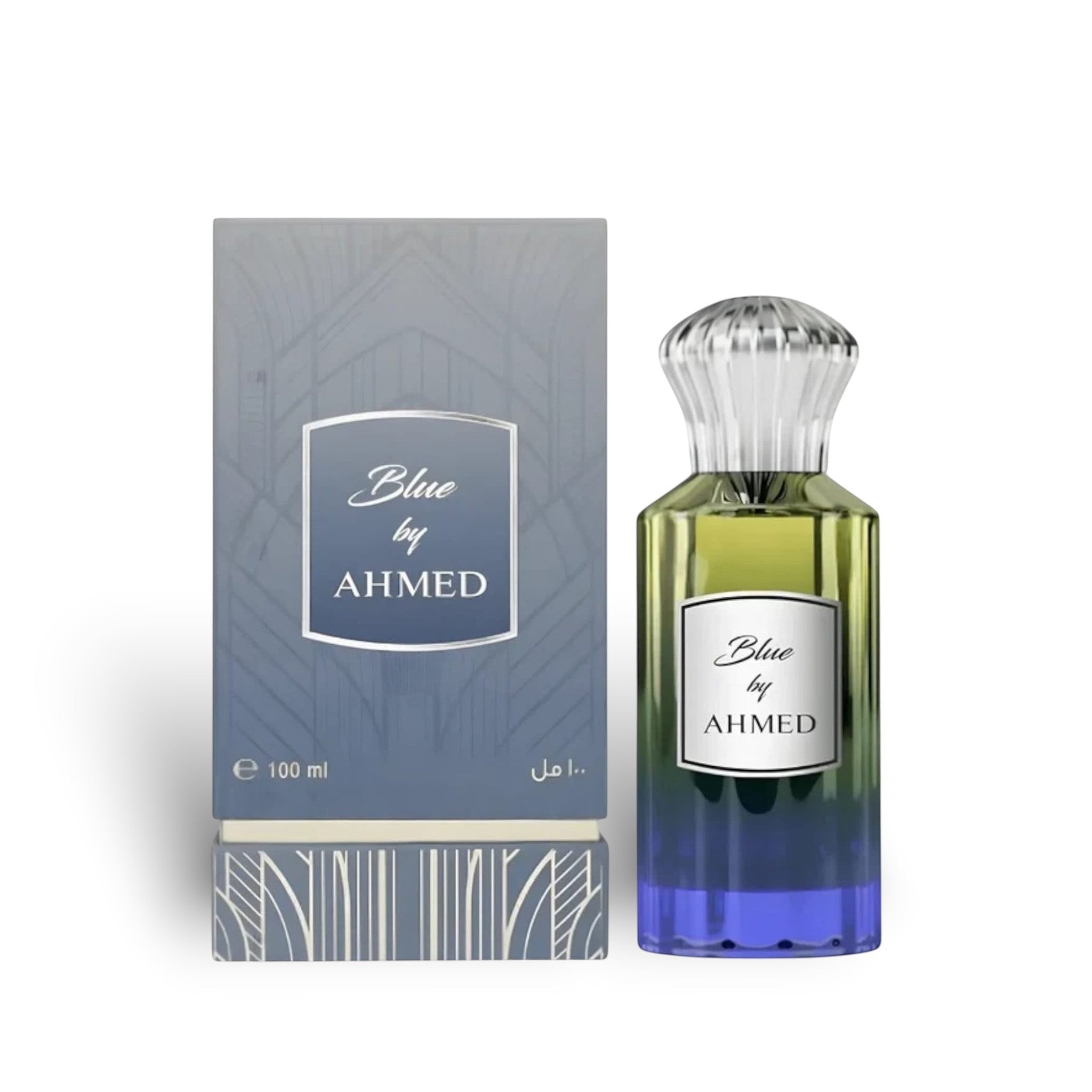 Blue by Ahmed Al Maghribi with outer presentation box and bottle