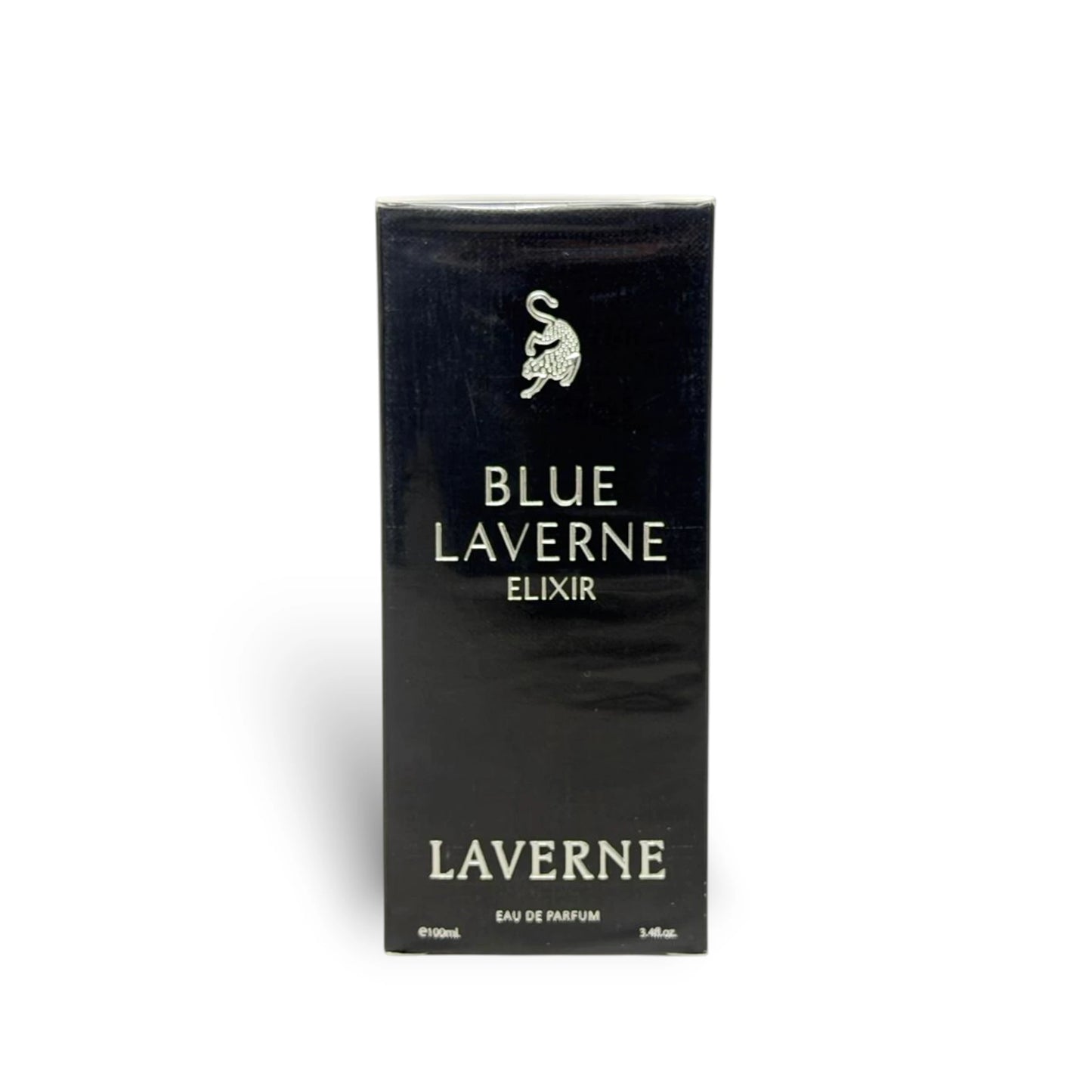 Blue Laverne Elixir packaging close-up by Laverne
