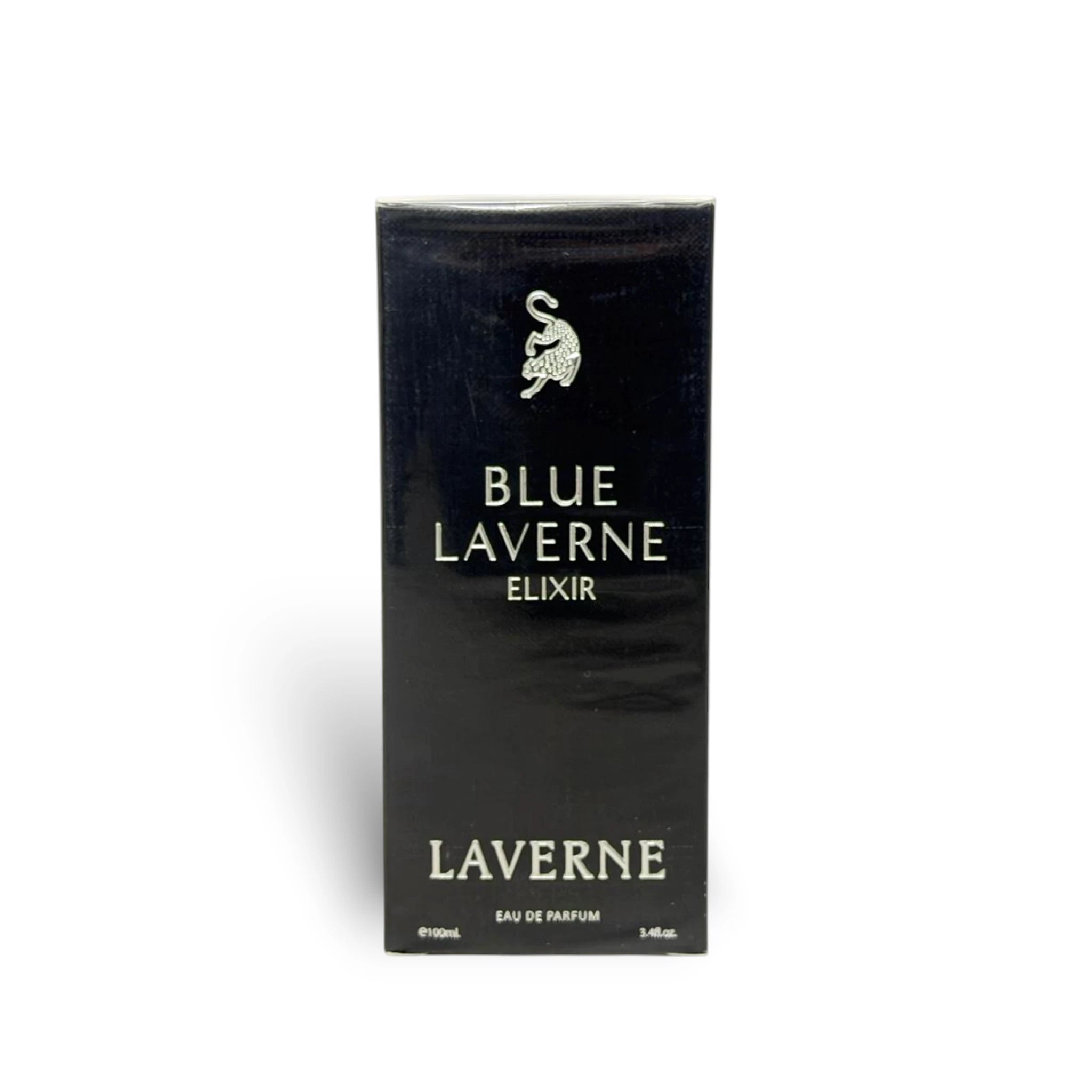 Blue Laverne Elixir packaging close-up by Laverne