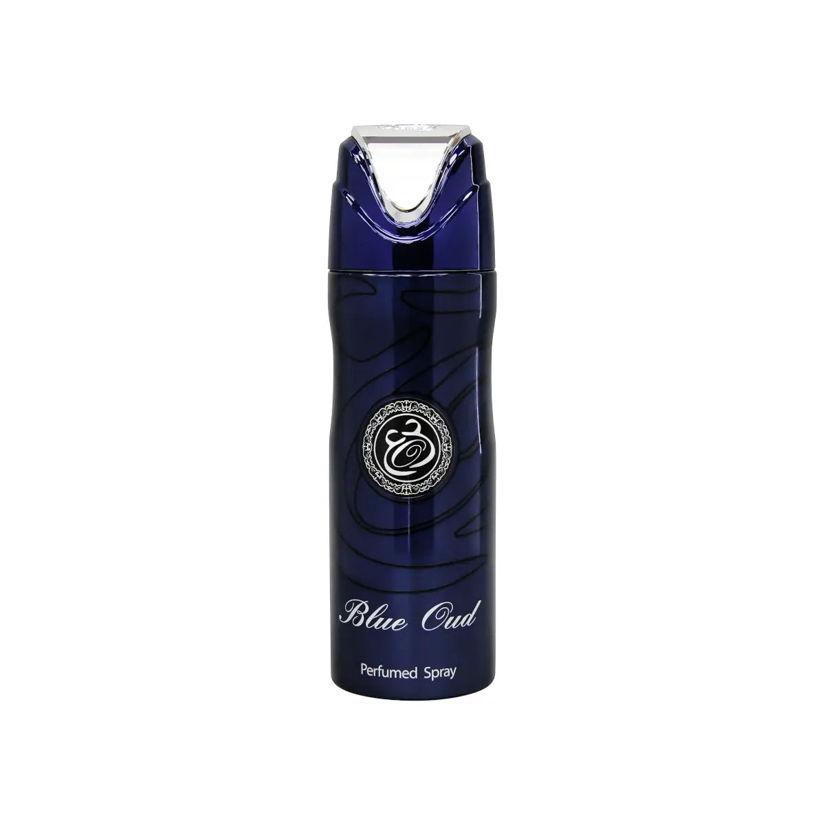 Blue Oud Perfumed 200ml Body Spray by Lattafa body spray can and packaging