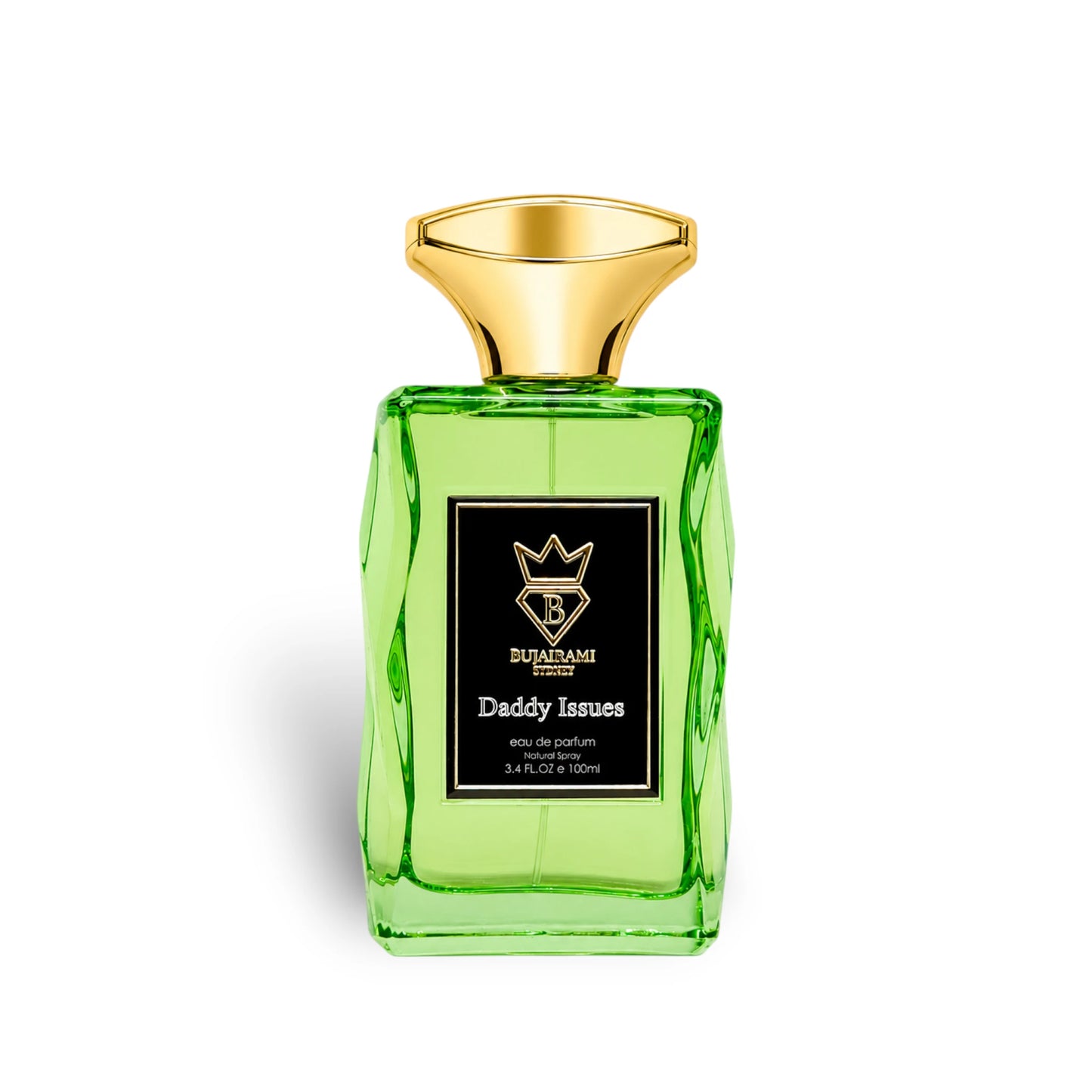 Bujairami Daddy Issues 100ml Eau de Parfum front bottle view