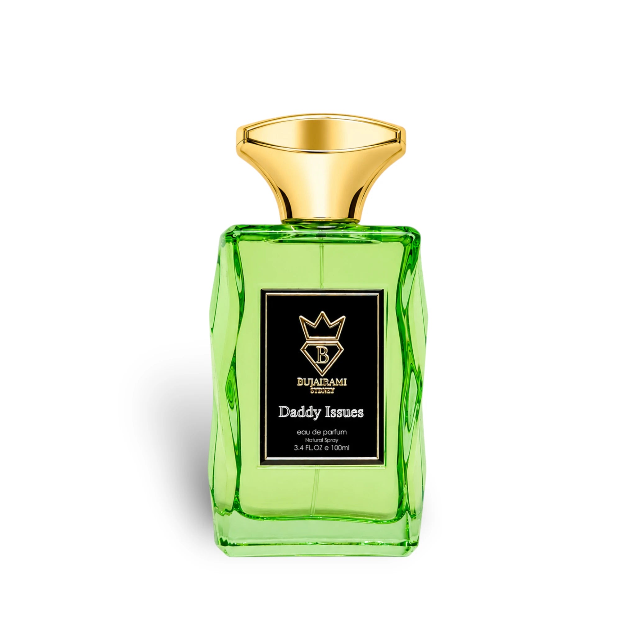 Bujairami Daddy Issues 100ml Eau de Parfum front bottle view