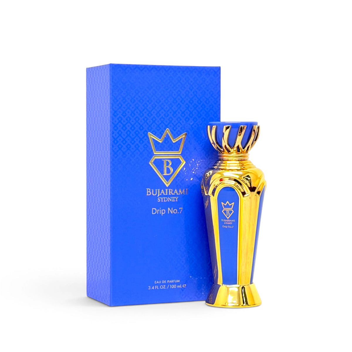 Bujairami Drip No.7 Eau de Parfum bottle and box