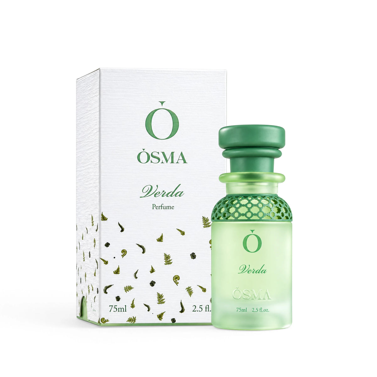 Bujairami Verda Eau de Parfum bottle and original packaging