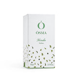 Close-up of the Bujairami Verda perfume packaging details