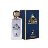 Kingsman 100ml Eau de Parfum by Maison Alhambra fragrance packaging front view