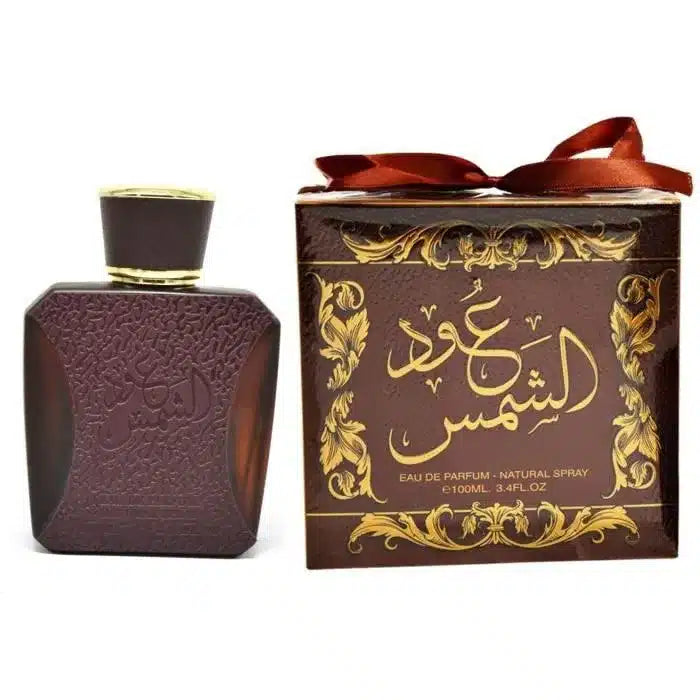 Oud Al Shams 100ml Eau de Parfum by Ard Al Zaafaran bottle and box